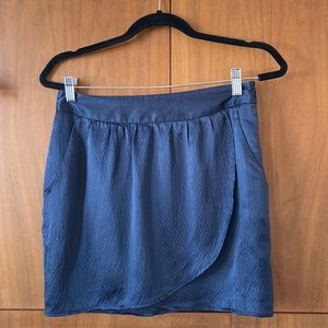 TALULA 100%Silk Mini Skirt